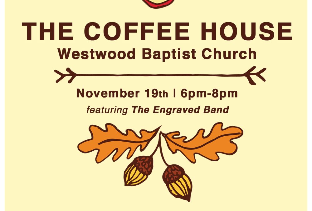 Westwood Launches Coffee House – November 19th