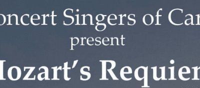 Concert Singers of Cary Coming to Westwood